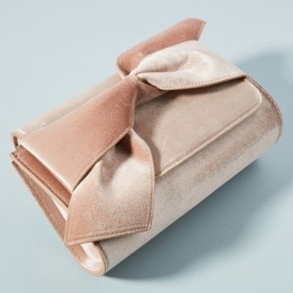 Anthropologie Handbags - NWT Anthropologie Belle Velvet Envelope Clutch
